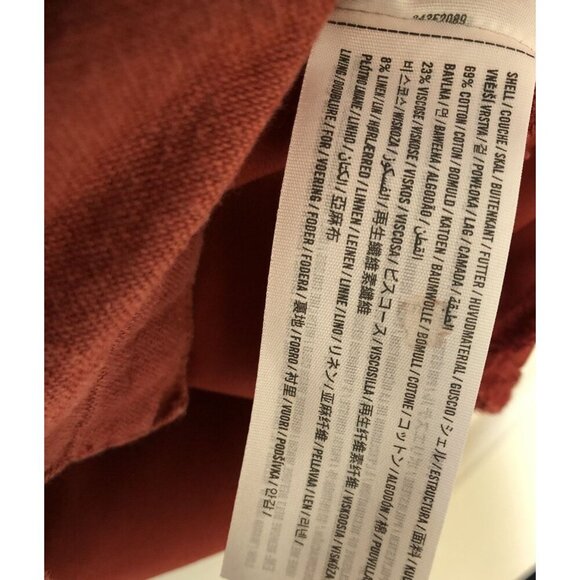 Hollister Rust Mini Skirt with Button Detail - Picture 7 of 9